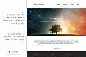 SummerCreative Portfolio HTML Theme