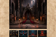 71 Halloween Horror Backdrops, a Seasonal Illustration by ThatsDesignArt (Thumbnail 11 of 15)