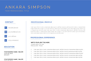 Minimal CV/Resume