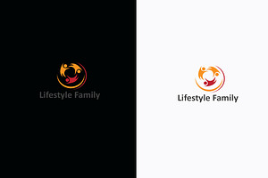 Lifestyle Family People Logo