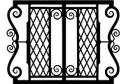 Decorative Iron Grill Scroll Panel, an Object Graphic by Creativeshirt (Thumbnail 16 of 18)