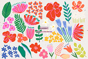 Flower Market Naive Abstract Blooms, a Decorative Illustration by likorbut (Thumbnail 2 of 12)