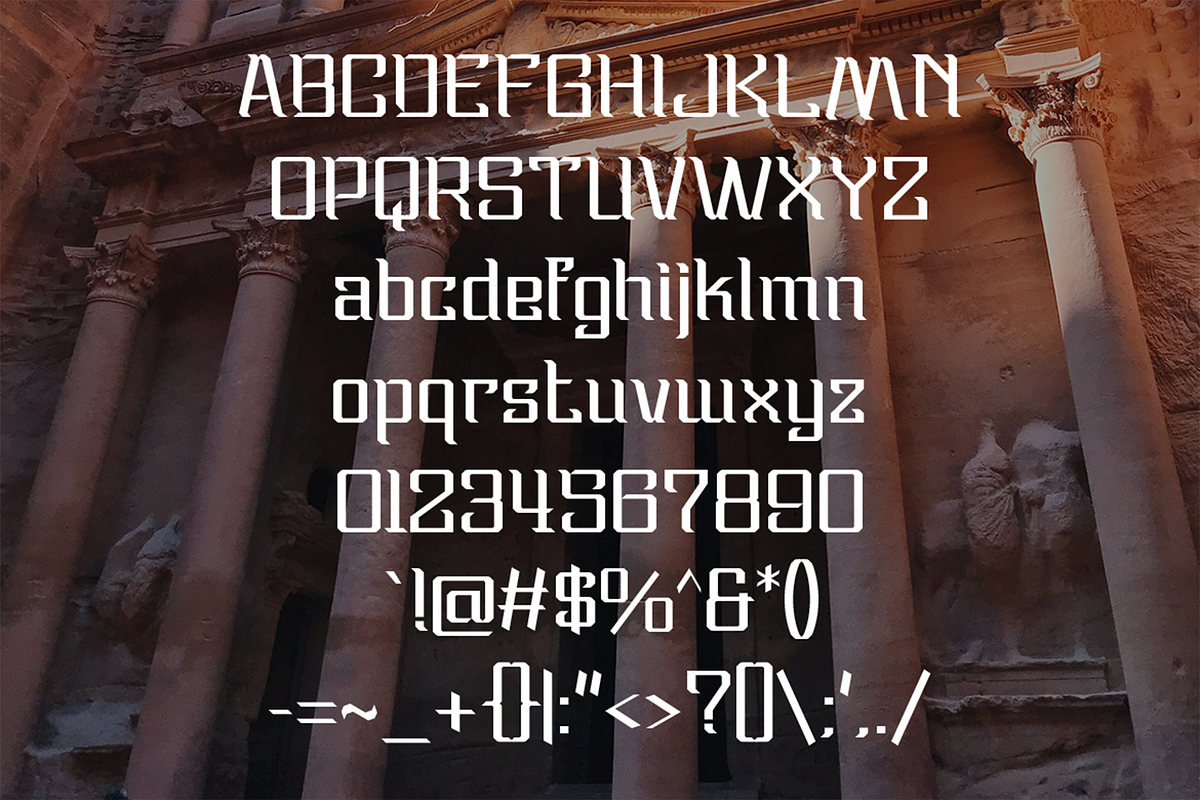 Al-Andalus - Middle East Fonts, a Sans Serif Font by Konstantine Studio (Photo 3 of 3)