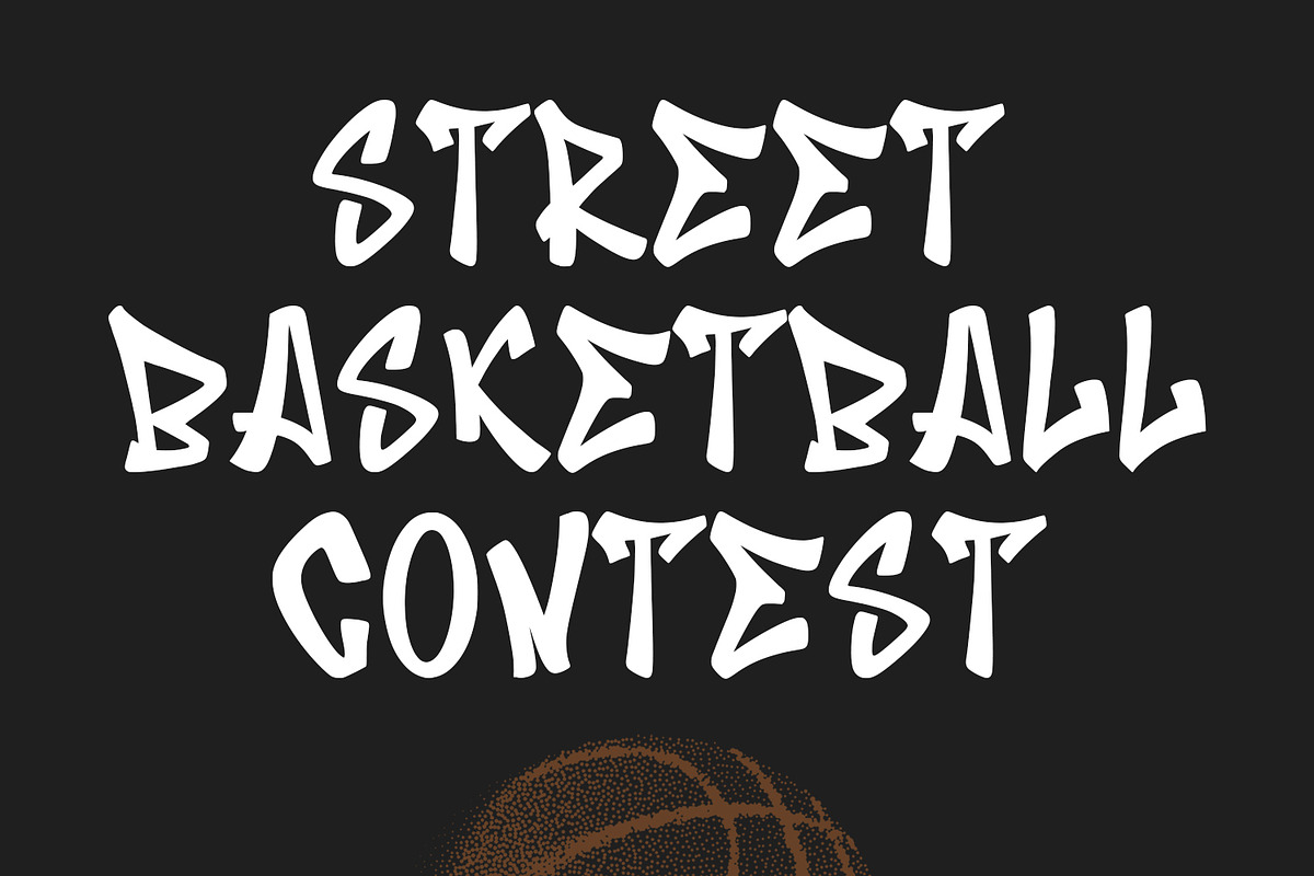 Brandon Xligex Graffiti Display Font, a Handwritten Font by Maulana Creative (Photo 8 of 8)