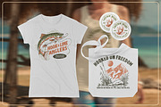Outdoor Adventure Badges, an Animal Illustration by Bromz Studio (Thumbnail 7 of 7)