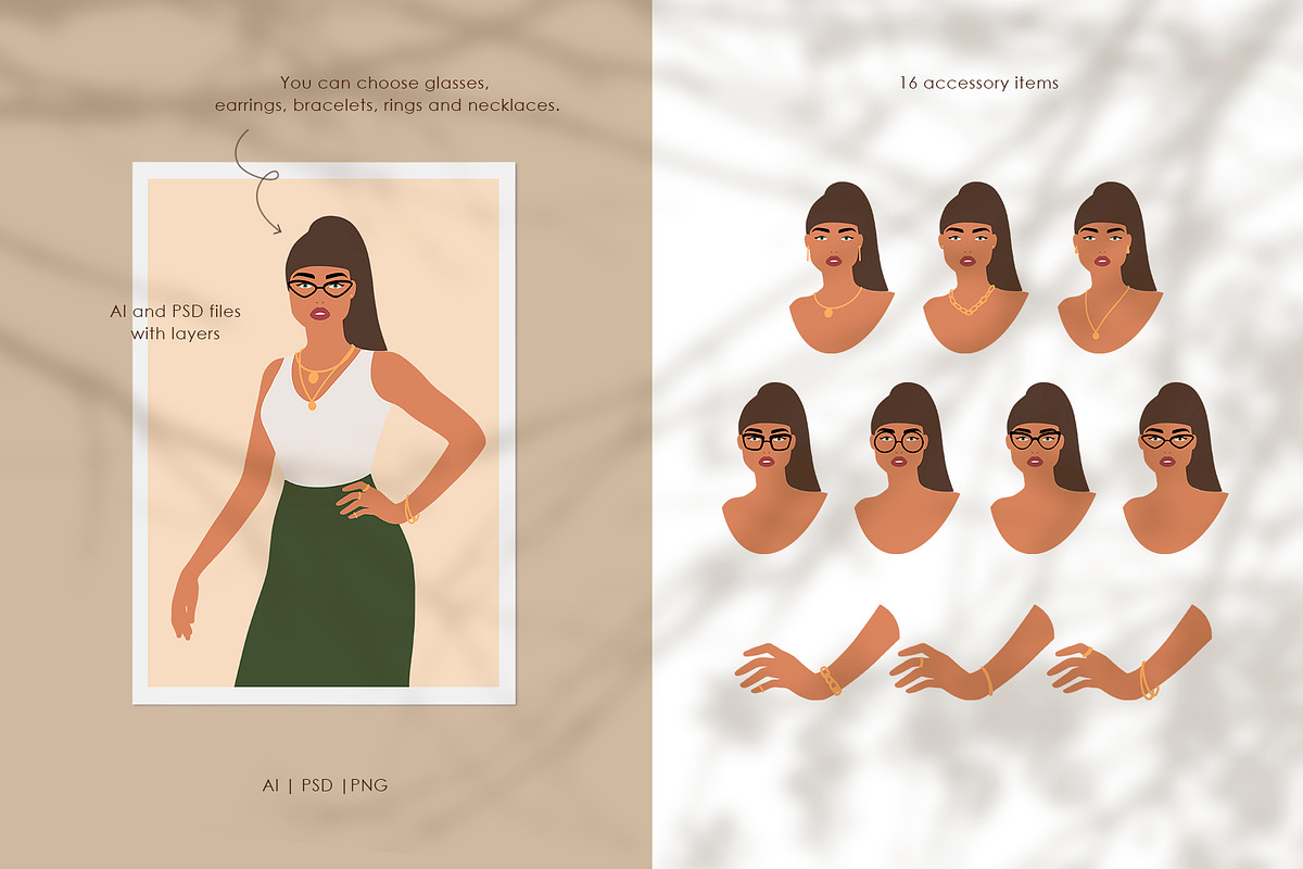 Portrait Creator - Woman, a Person Illustration by PatrushevaYana (Photo 7 of 7)