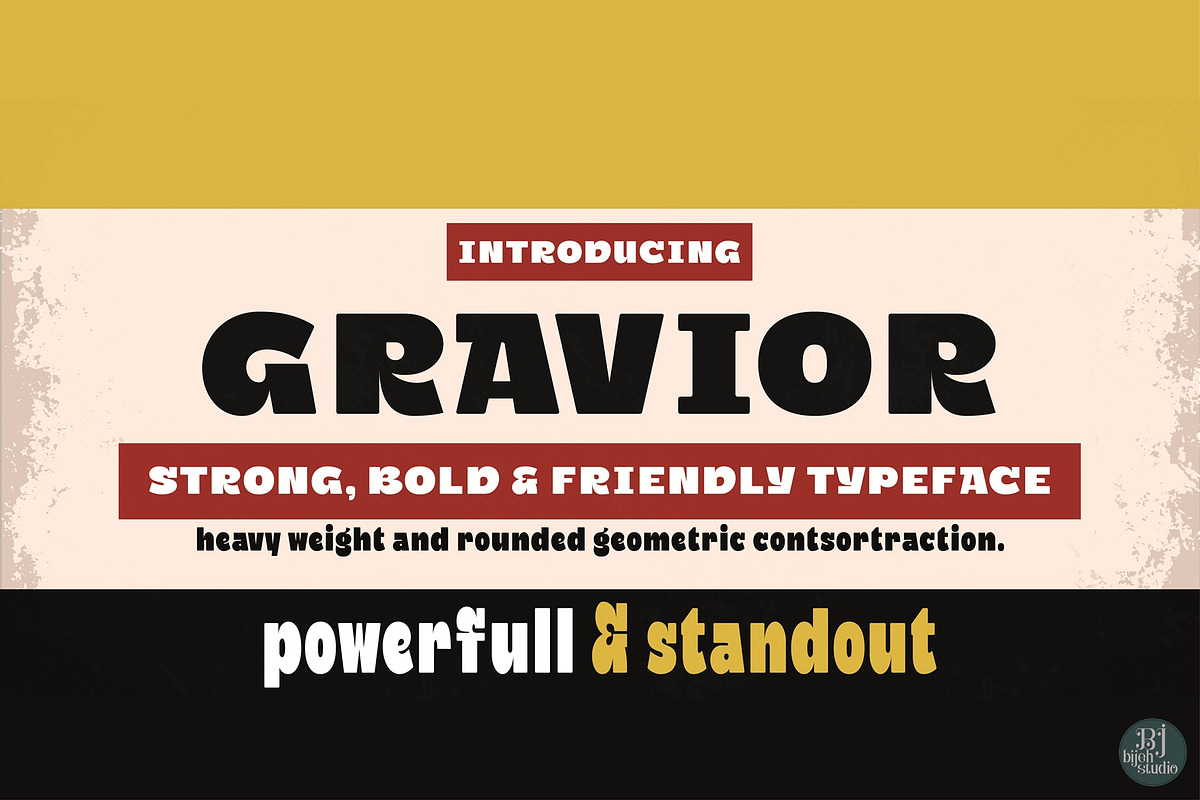 Gravior, a Script Font by Bijeh Studio (Photo 1 of 6)