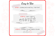 Xmas Doodles - Dingbats Font, a Symbol Font by WADLEN (Thumbnail 4 of 8)