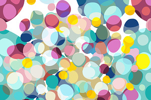 Colored circle seamless pattern.