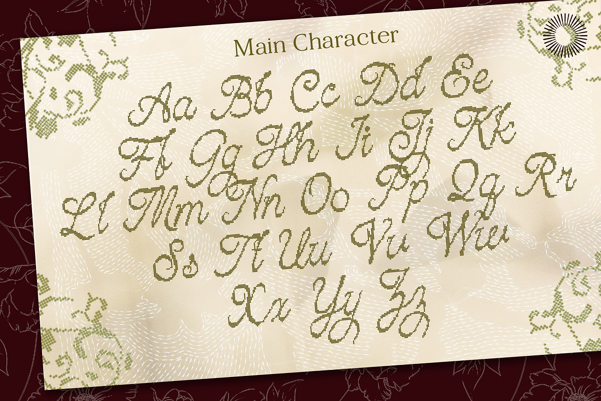 Dotted Knit - Embroidery Script, a Script Font by Setara Langit CreativeStd (Photo 11 of 12)
