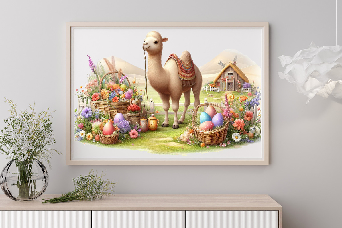 Easter Farm Animals Sublimation Clip, a Seasonal Illustration by Craft Nest (Photo 4 of 5)