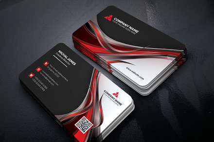 Business Card, a Business Card Template by Curve Design