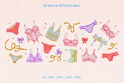 Gentle underwear set. Female clothes, an Object Graphic by My.Ordinarty (Thumbnail 5 of 8)
