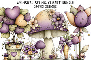 Whimsical Spring Clipart, an Illustration by Daily.Designs (Thumbnail 1 of 7)
