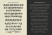 Bodywork - Modern Blackletter, a Blackletter Font by Dharmas Foundry (Thumbnail 15 of 15)