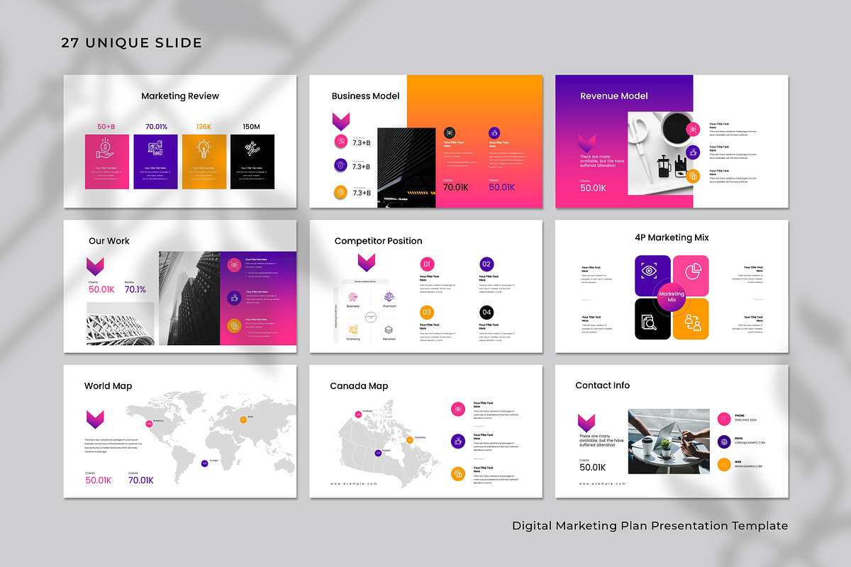 Digital Marketing Plan Presentation preview 8