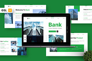 Bank - Finance Google Slide, a Presentation Template by Deepslide Studio (Thumbnail 1 of 4)