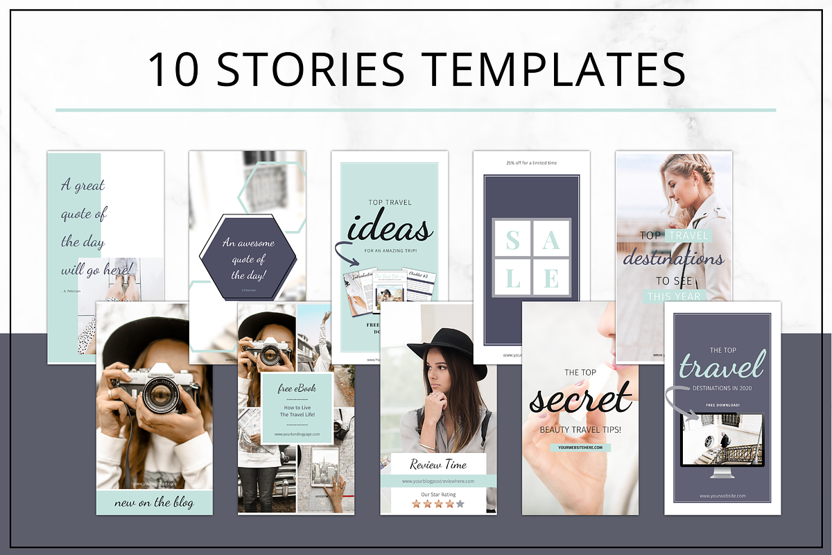 Social Media & Pinterest | Canva, a Social Media Template by Lady Boss Studio (Photo 4 of 7)