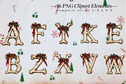 Horror Christmas Bone Alphabets, a Seasonal Illustration by Ink Gallery (Thumbnail 2 of 5)