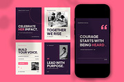 Women Empowerment Social Media, a Social Media Template by Pitchlook.Studio (Thumbnail 3 of 3)
