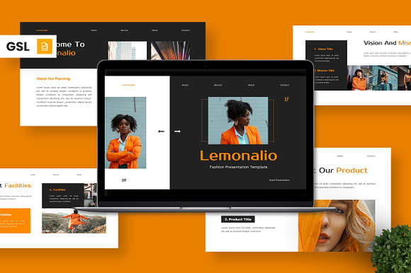 Lemonalio - Fashion Google Slide preview 7