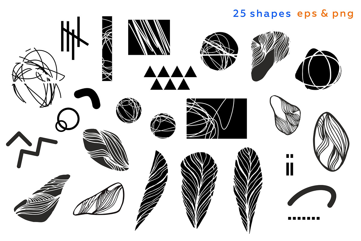 Make it! Geometric collage set., a Pattern Graphic by lisa_kalev (Photo 11 of 13)