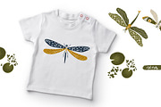 Dragonflies, a Decorative Illustration by Noli Molly Store (Thumbnail 3 of 3)