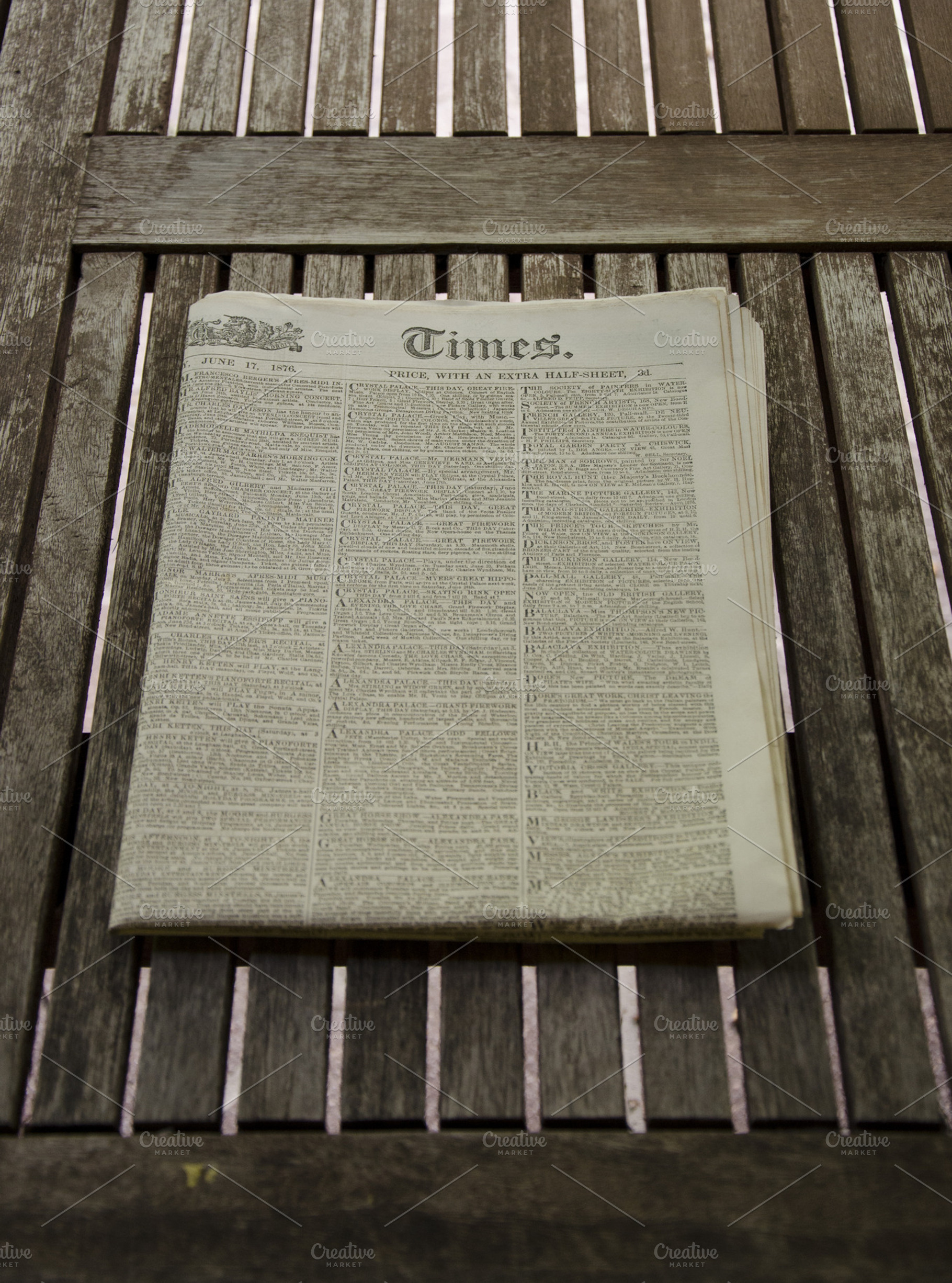 Old Vintage Newspaper