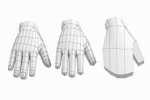 Male Body In A-pose Base Mesh