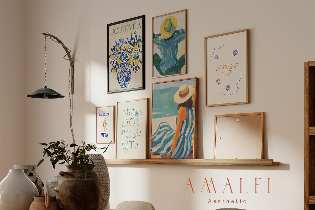 Dolce Vita Amalfi Icons & Prints, an Object Graphic by Laras Wonderland (Photo 2 of 9)