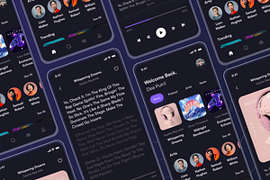 Music Player - Mobile Apps UI Kits