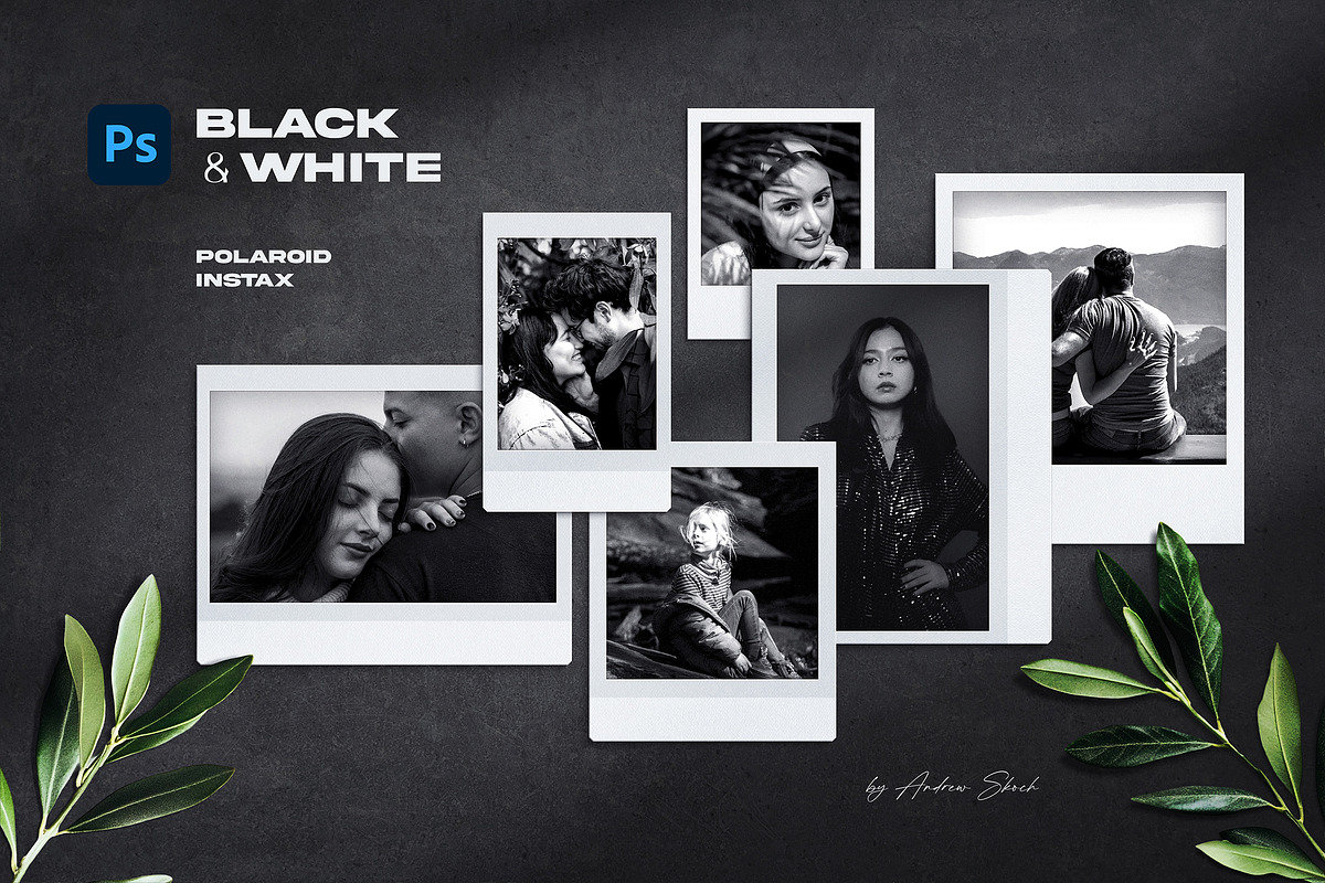 Polaroid Photo Mood Boards Bundle, a Design Template by Andrew Skoch Design (Photo 9 of 14)
