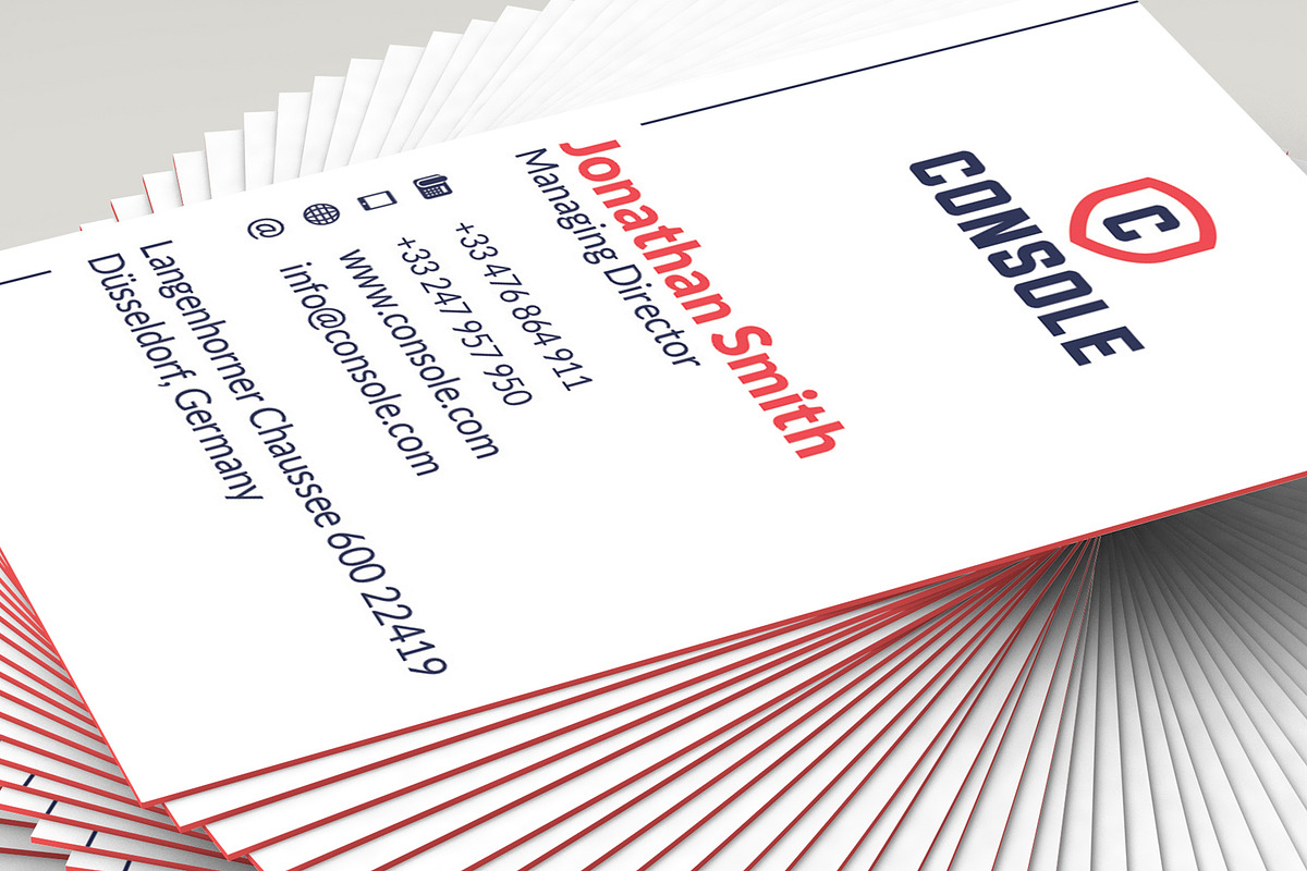 Modern Blue Business Card, a Business Card Template by Marvel (Photo 4 of 4)