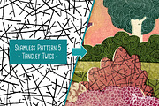 10 Foliage Seamless Pattern Overlays, a Graphic by Fendell Projects (Thumbnail 7 of 13)