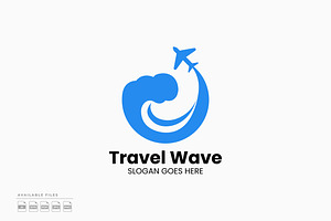 Travel Wave Logo, a Branding & Logo Template by Zeer Graphic