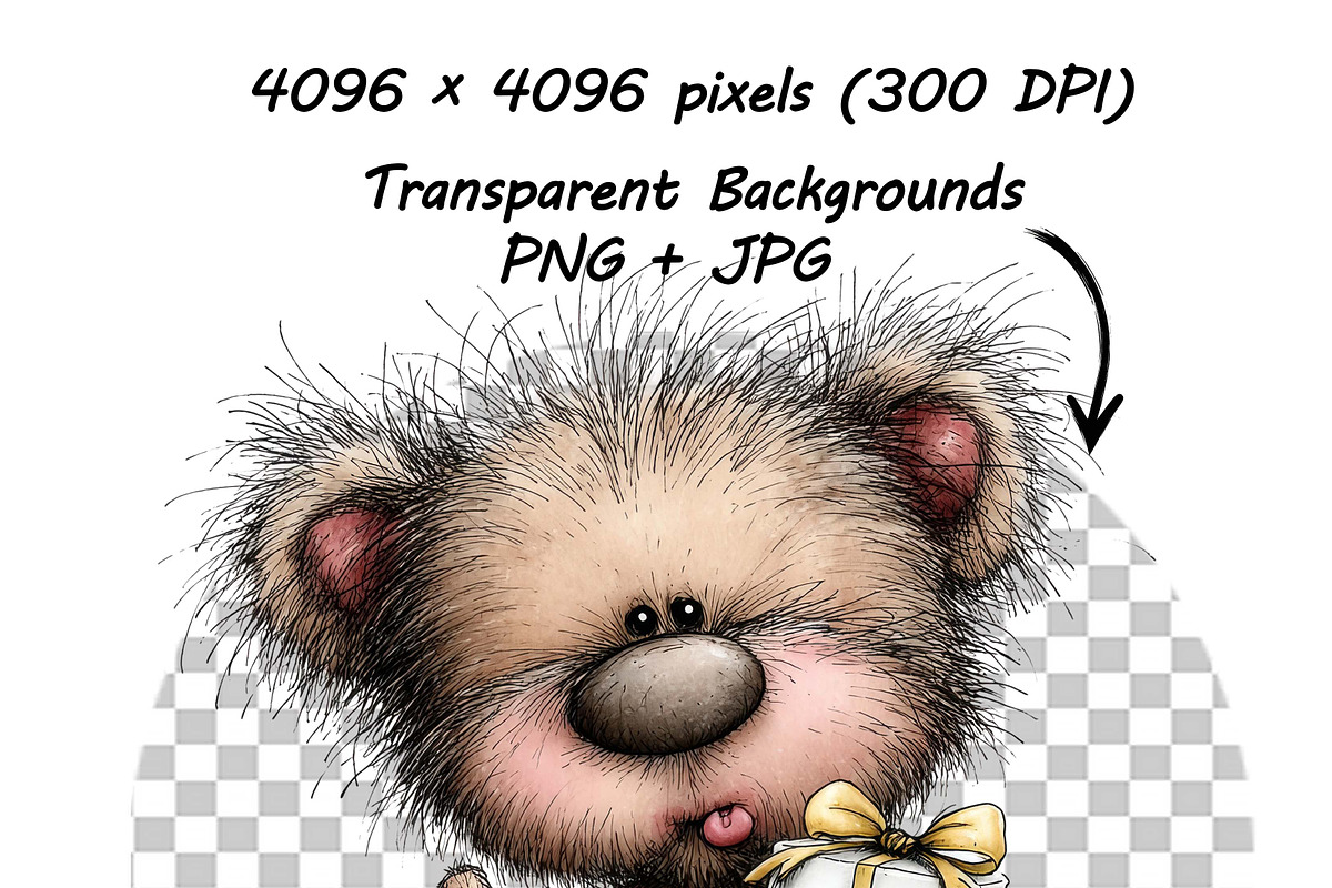 21 Teddy Bear Birthday Party Clipart, a Graphic by one-touch (Photo 18 of 18)