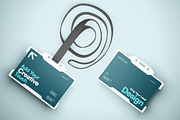 ID Card Holder Landscape Mockup, a Product Mockup by graphicook (Thumbnail 3 of 4)