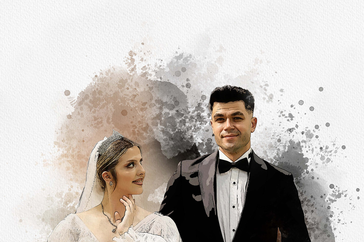 Wedding Watercolor Art Photo Effect, an Action Add-On by MRI STUDIO (Photo 21 of 22)
