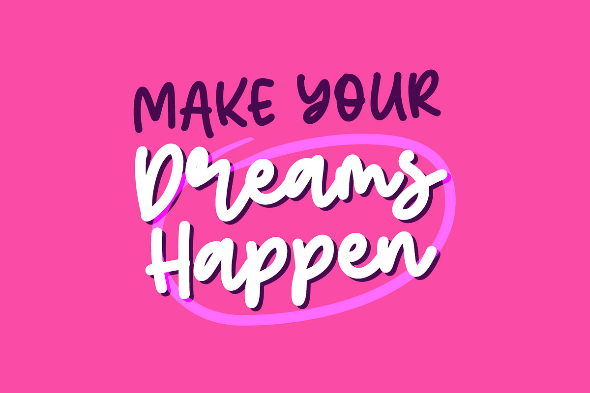 Cute Oneself, a Handwritten Font by yumnatype (Photo 2 of 10)