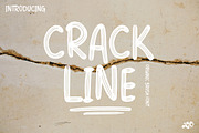 CRACKLINE - Brush Font, a Script Font by NTC Graphic (Thumbnail 1 of 9)