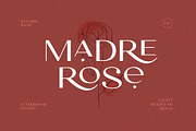 Madre Rose - Stylish Sans, a Sans Serif Font by Letterhend Studio (Thumbnail 1 of 9)