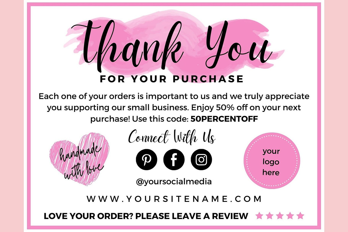 Business Thank You Card Canva 15, a Card Template by bonadigitals (Photo 2 of 3)