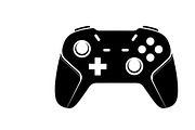 set of gaming controller silhouettes, an Illustration by Amazin_art (Thumbnail 5 of 41)
