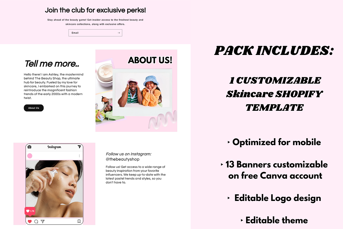 Beauty Shopify Theme, Skincare, a Shopify Template by PLANETSEL (Photo 4 of 7)