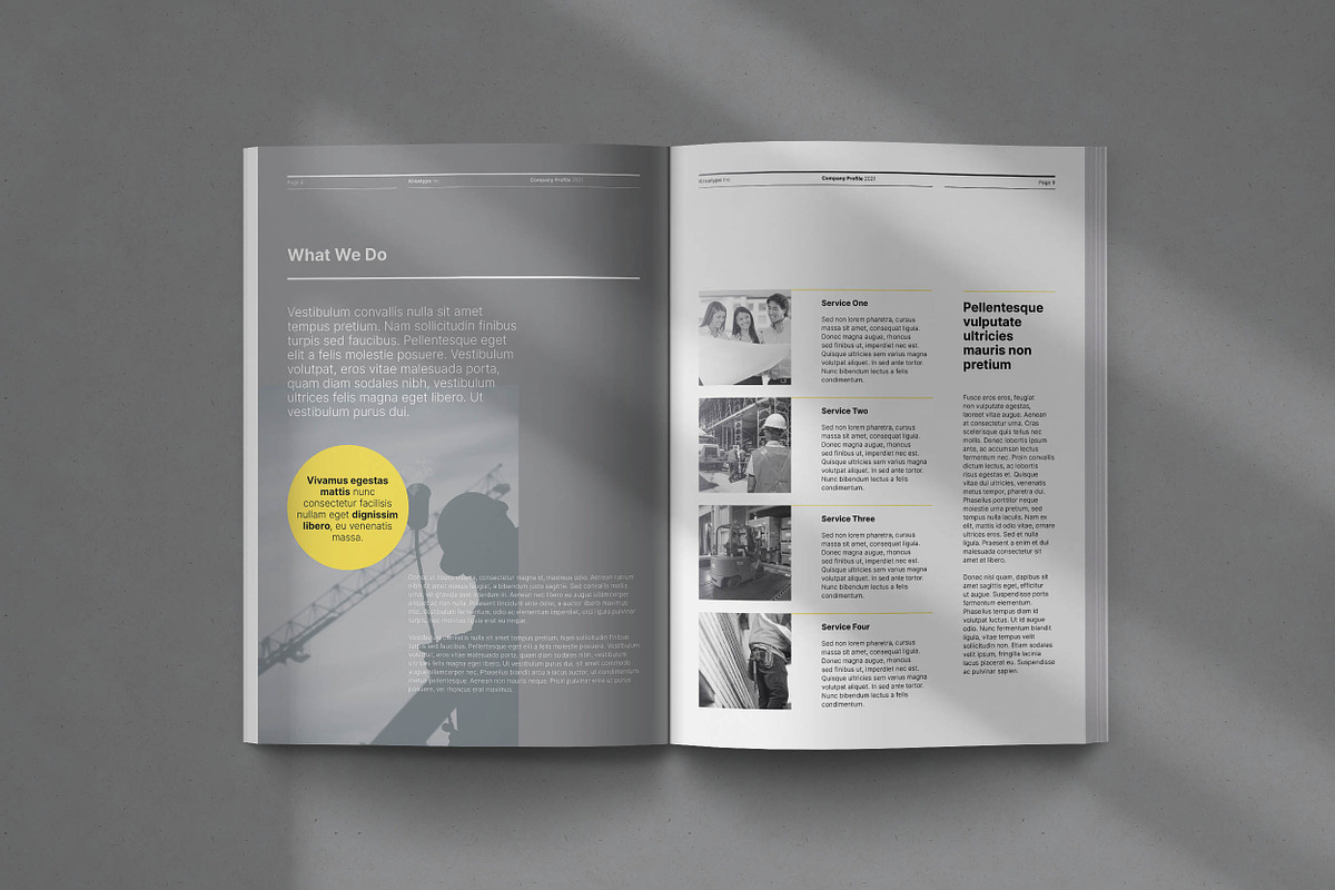 Kreatype Company Profile, a Brochure Template by Kreatype Studio (Photo 5 of 15)