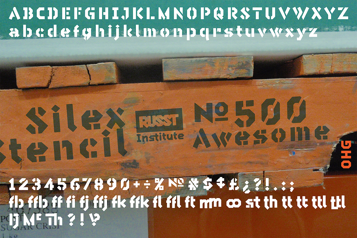 Silex, a Sans Serif Font by Our House Graphics Inc. (Photo 6 of 11)