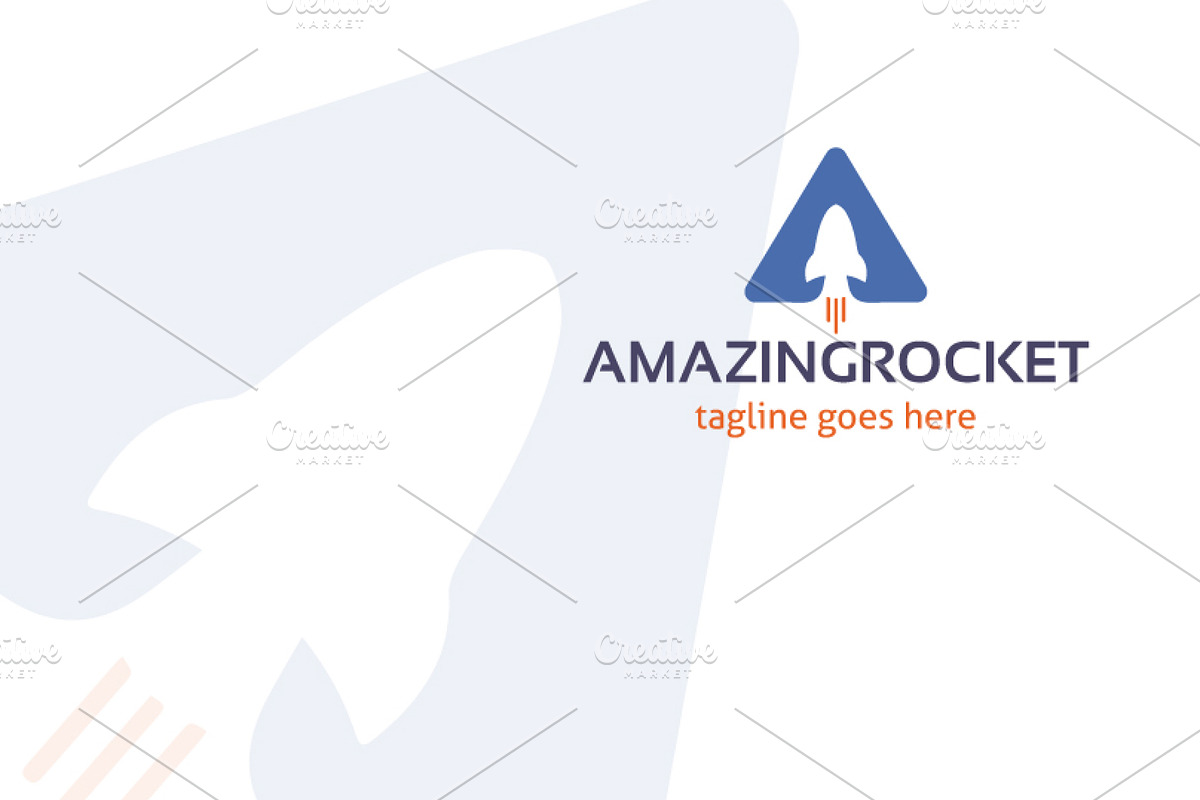 A Letter Rocket Logo, a Branding & Logo Template by Assaldesigns (Photo 4 of 5)