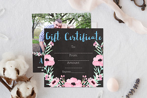 Gift Certificate Bouquet