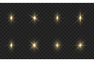 Set of Shine Stars, an Illustration by Vector Creator