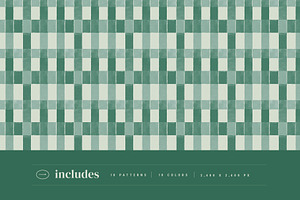 Checkered Painted Seamless Patterns